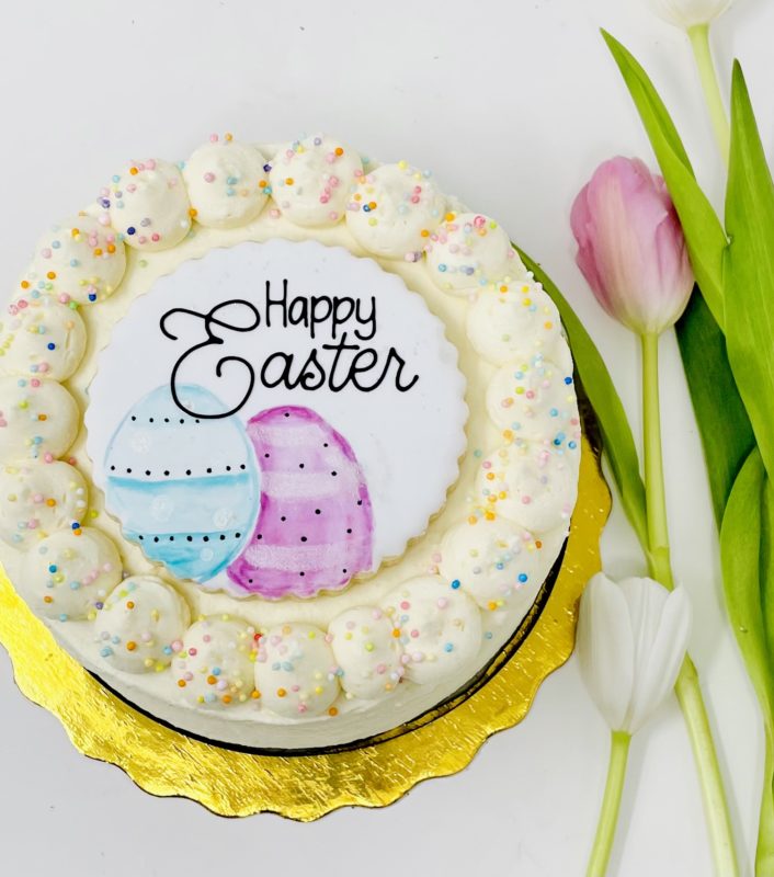 Vegan Happy Easter Cake