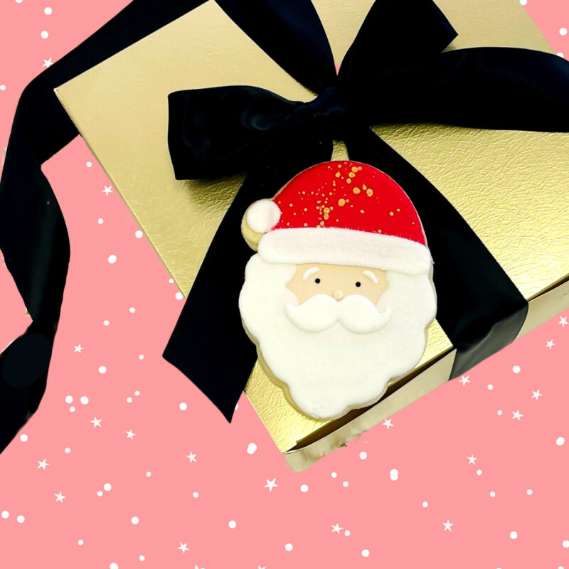 Gold Christmas Gift Box