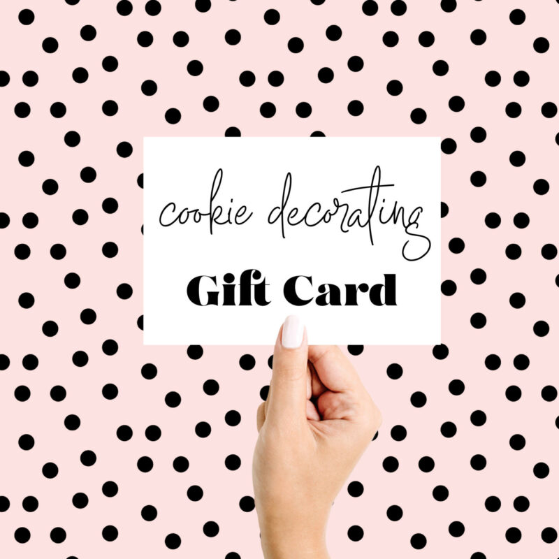Cookie Decorating Gift Card