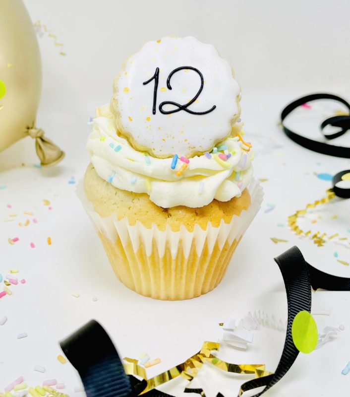 Birthday Number Cupcakes