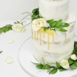Nearly Naked Wedding Cake