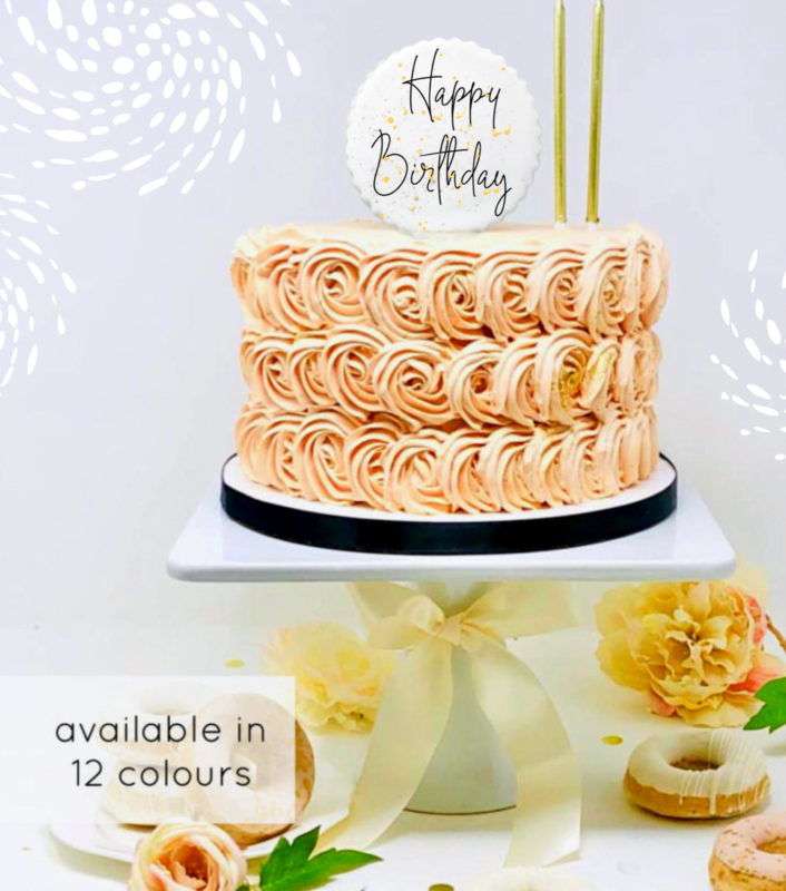 Luxe Rosette Cake