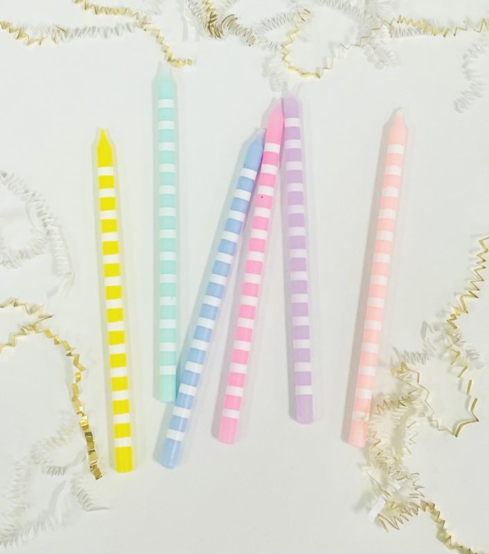 Tall Pastel Candle