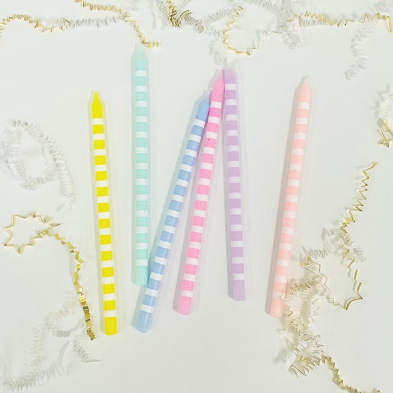 Tall Pastel Candle