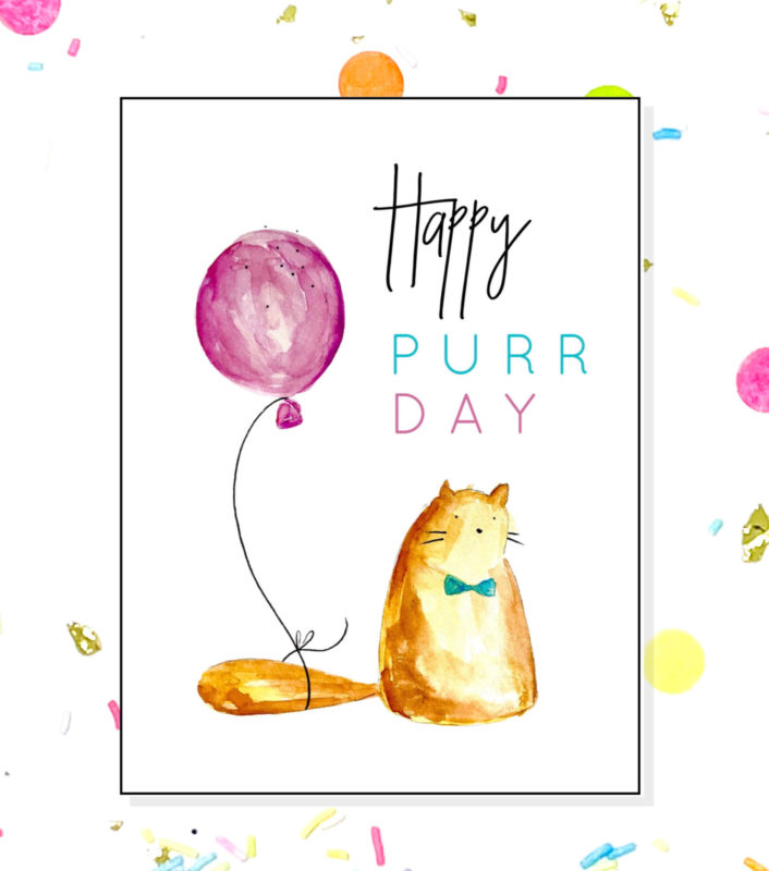 Happy PurrDay Card
