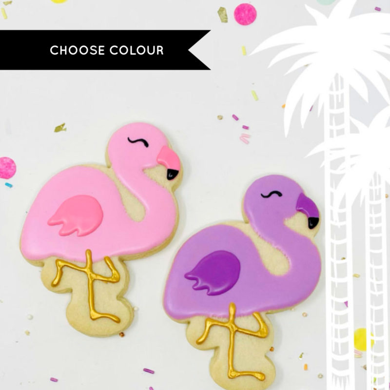 Vegan Flamingo Cookies