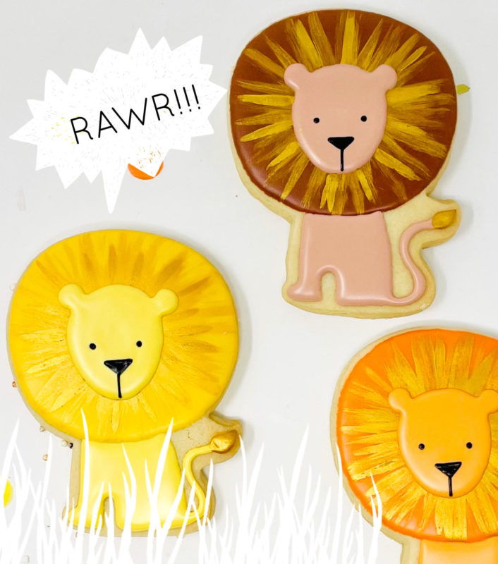 Vegan Lion Cookies