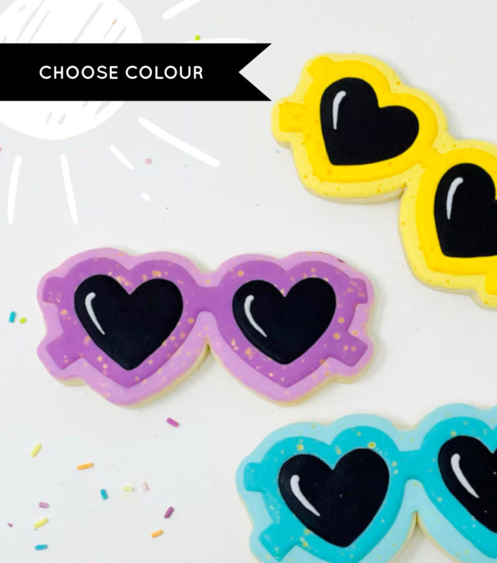 Heart Sunglasses Cookies