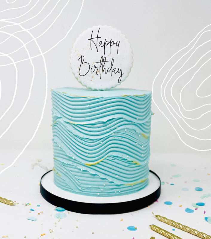 Luxe Waves Cake