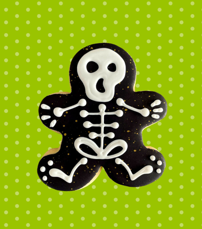 Vegan Skeleton Cookies