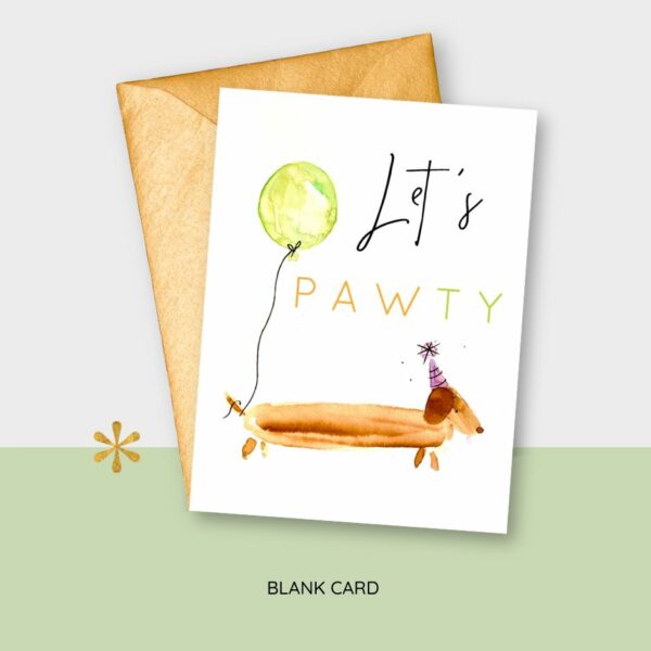 Let’s Paw-ty Card