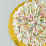 Vanilla Berry Sprinkle Cake