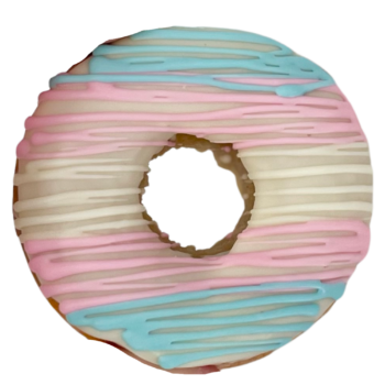 MARCH 31st Transgender Day of Visibility 
fundraiser doughnut.
