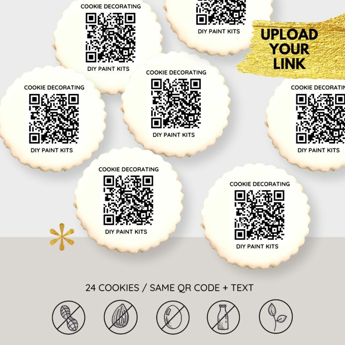 Mini QR Code Cookies