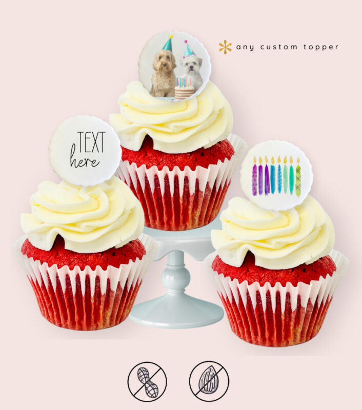 Custom Red Velvet Cupcakes
