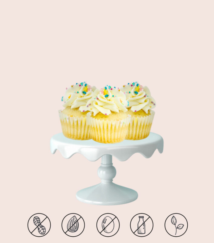 Vanilla Confetti Mini Cupcakes