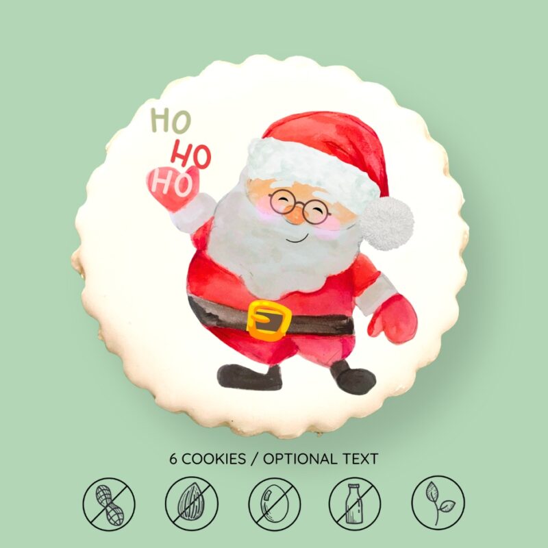 Ho Ho Ho Santa Cookies