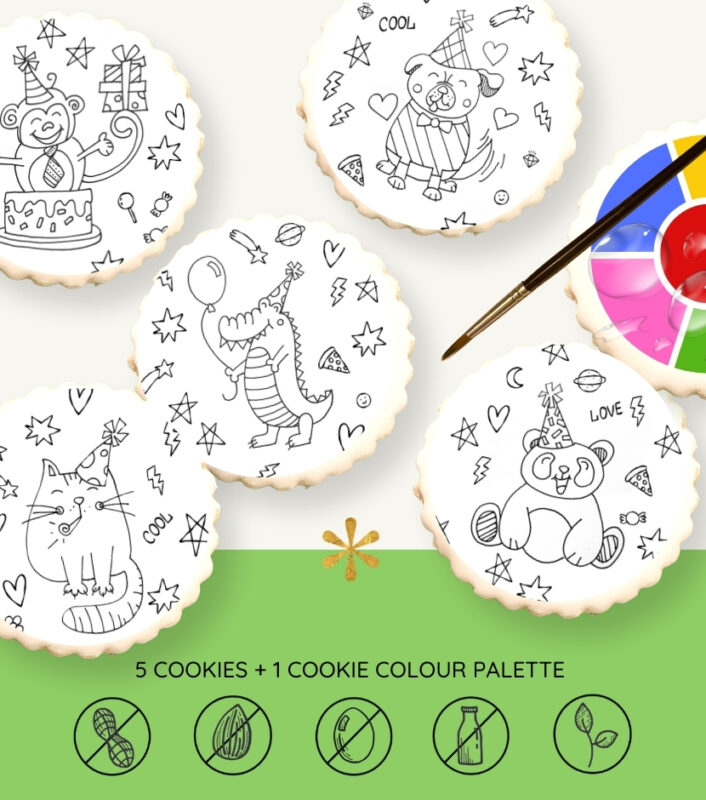 DIY Party Animal Cookie Paint Kit