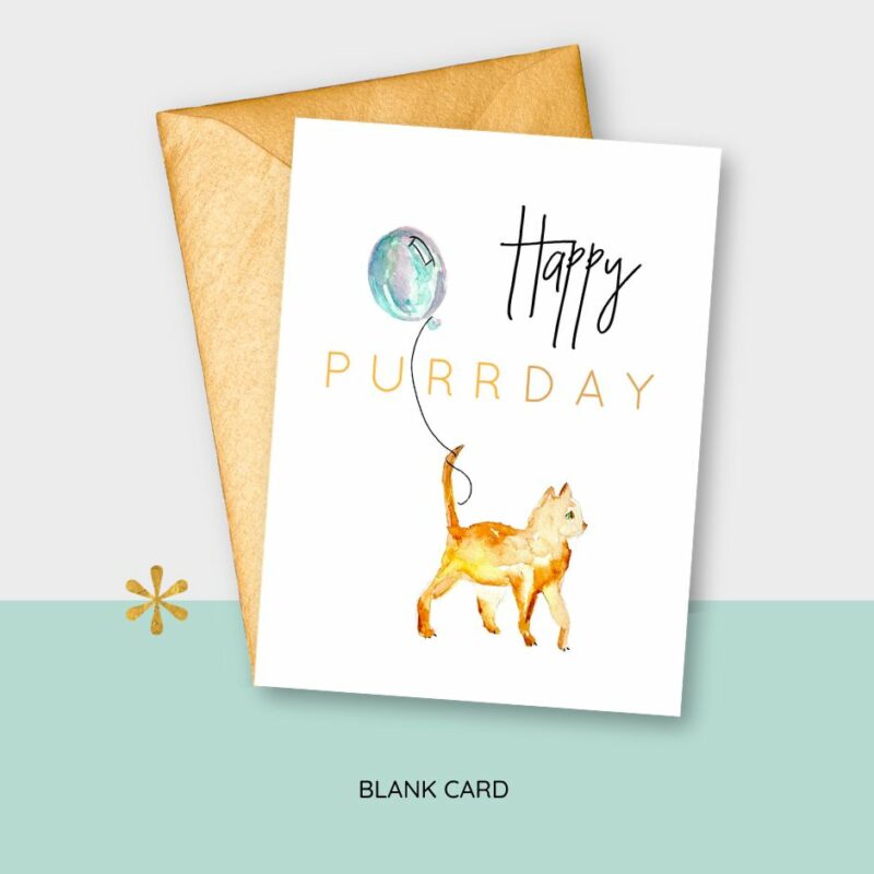 Happy Purr-Day Card
