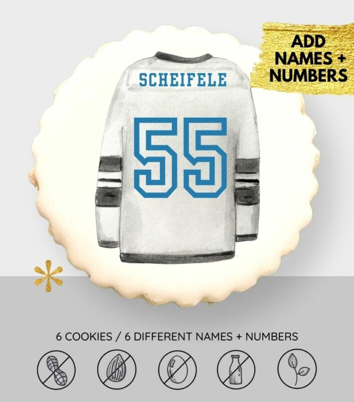 Player Jersey Cookies - Long Sleeve