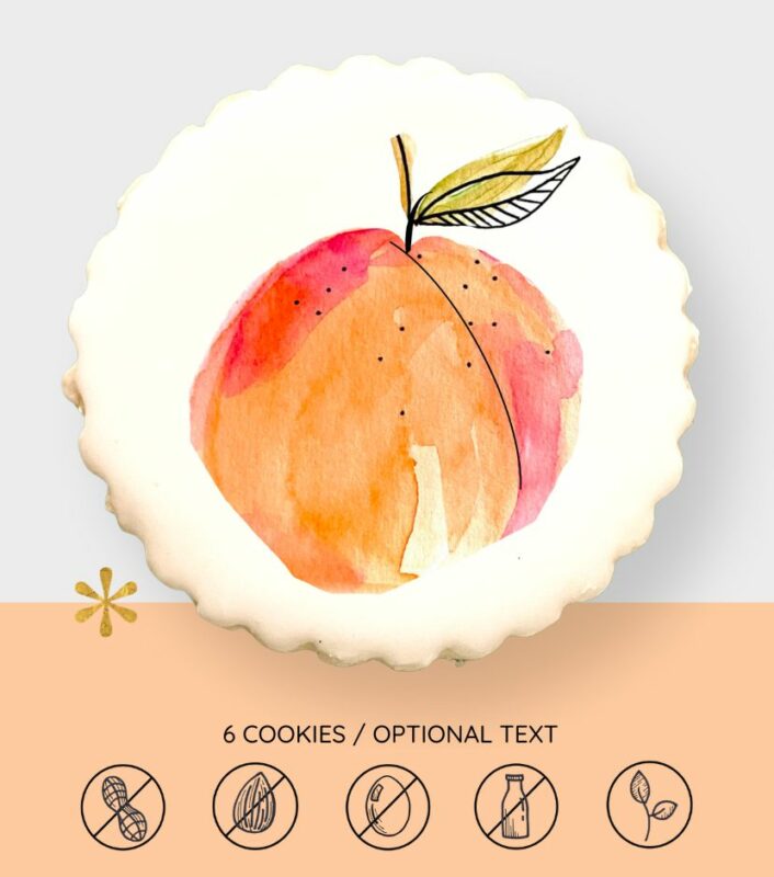 You're A Peach Cookies