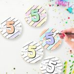Custom DIY Birthday Number Cookie Paint Kit
