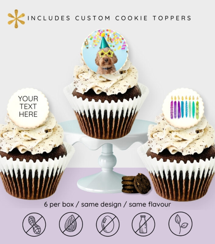 Custom Cookies n' Cream Cupcakes