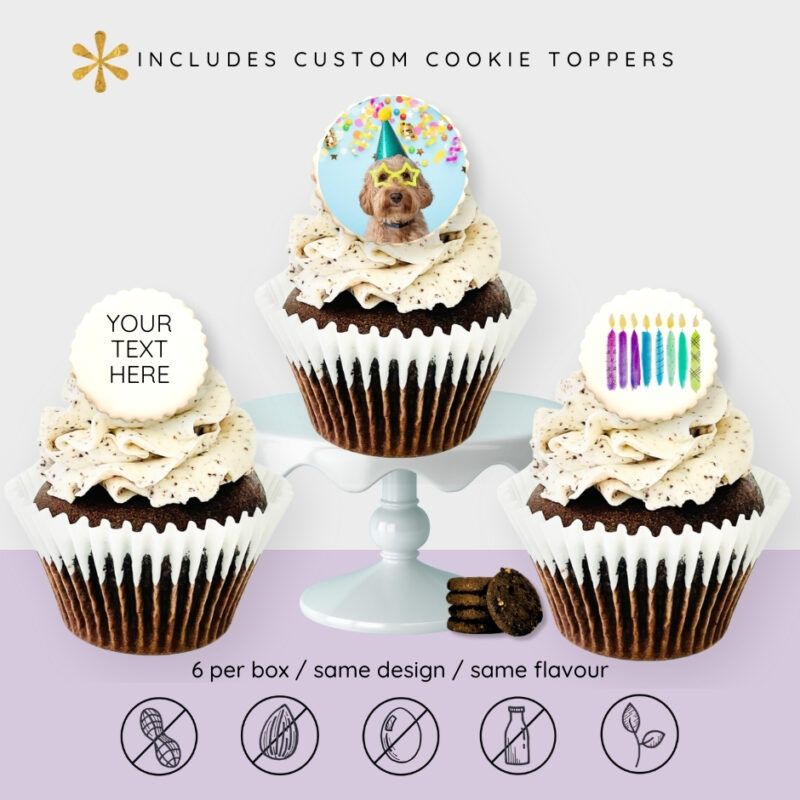 Custom Cookies n’ Cream Cupcakes