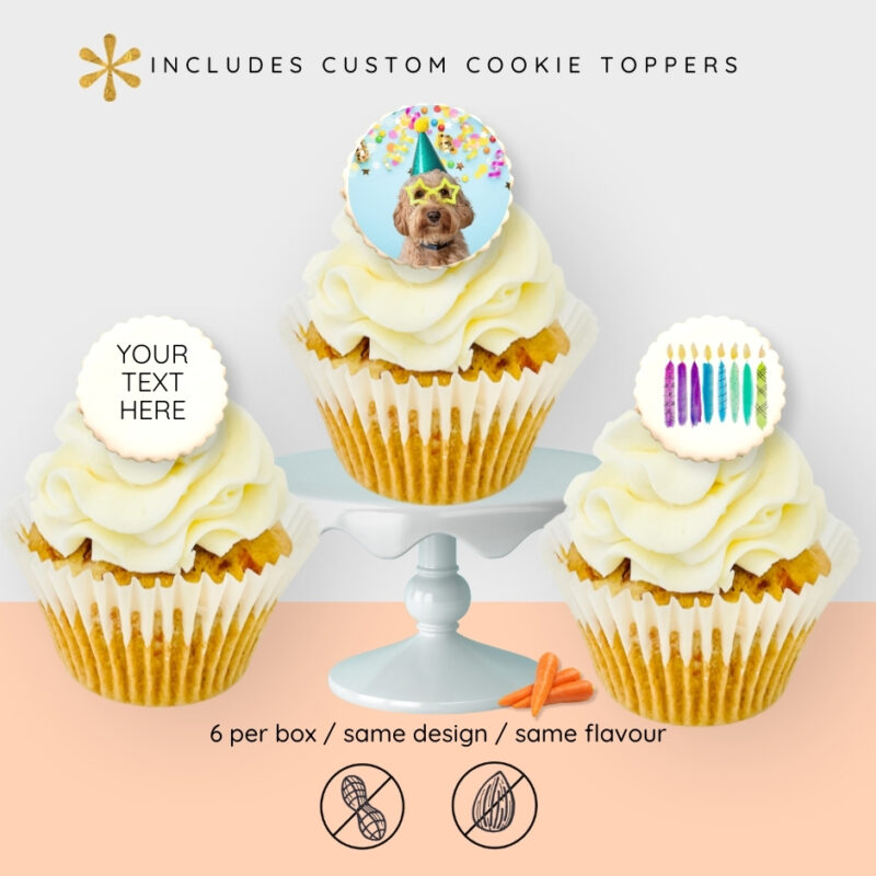 Custom Carrot Cupcakes