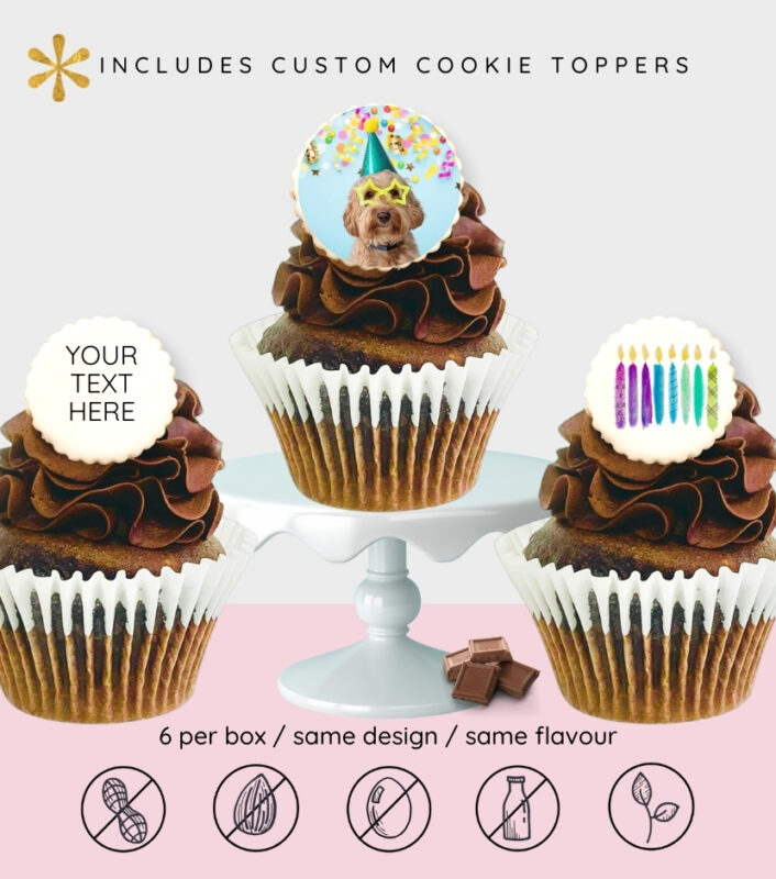 Custom Chocolate Cupcakes