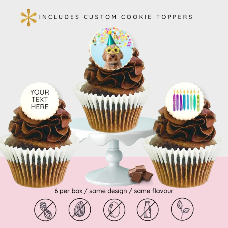 Custom Chocolate Cupcakes