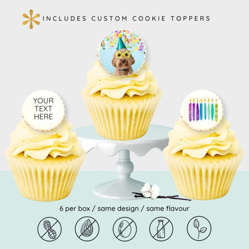 Custom Vanilla Cupcakes
