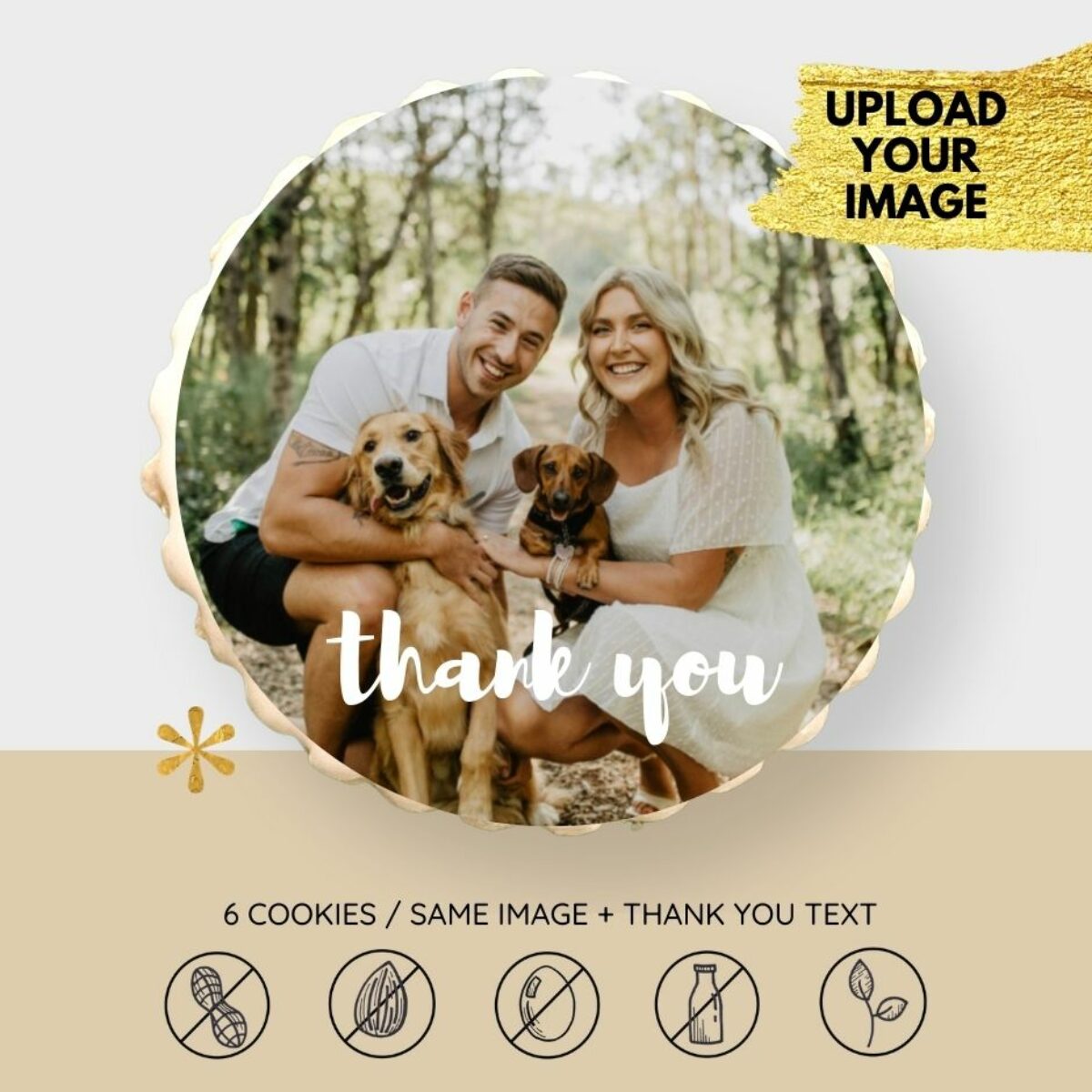 Thank You Photo Cookies