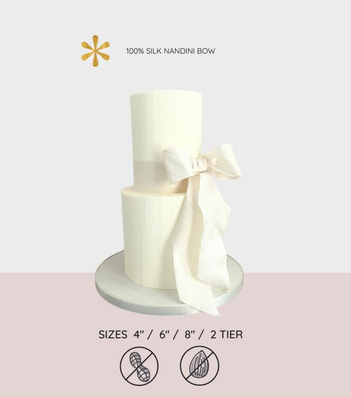 Ribbon Wedding Cake