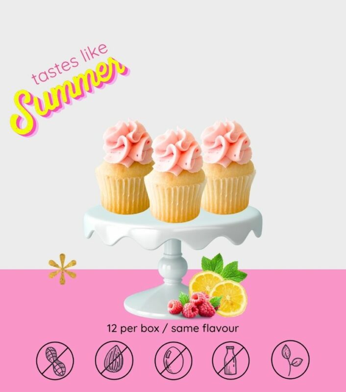 Pink Lemonade Mini Cupcakes